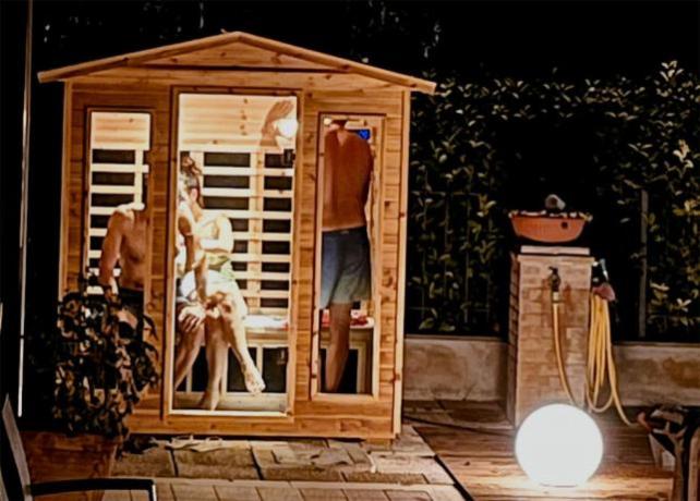 infrared sauna for 4 people.